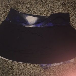 Black lululemon tennis skirt